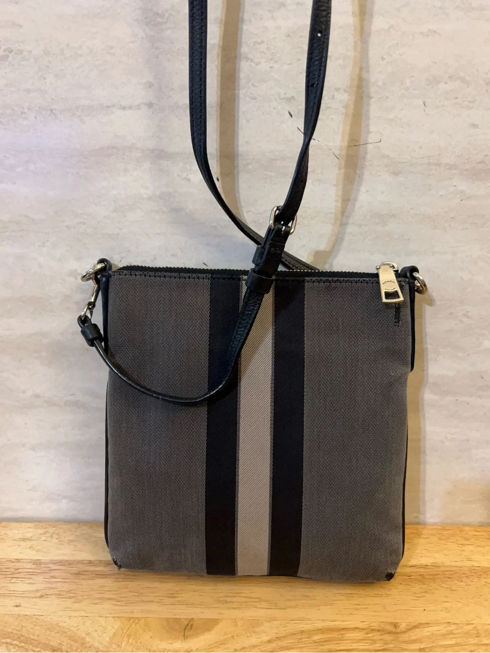 Coach Horse and Carriage Jacquard Kitt Crossbody.